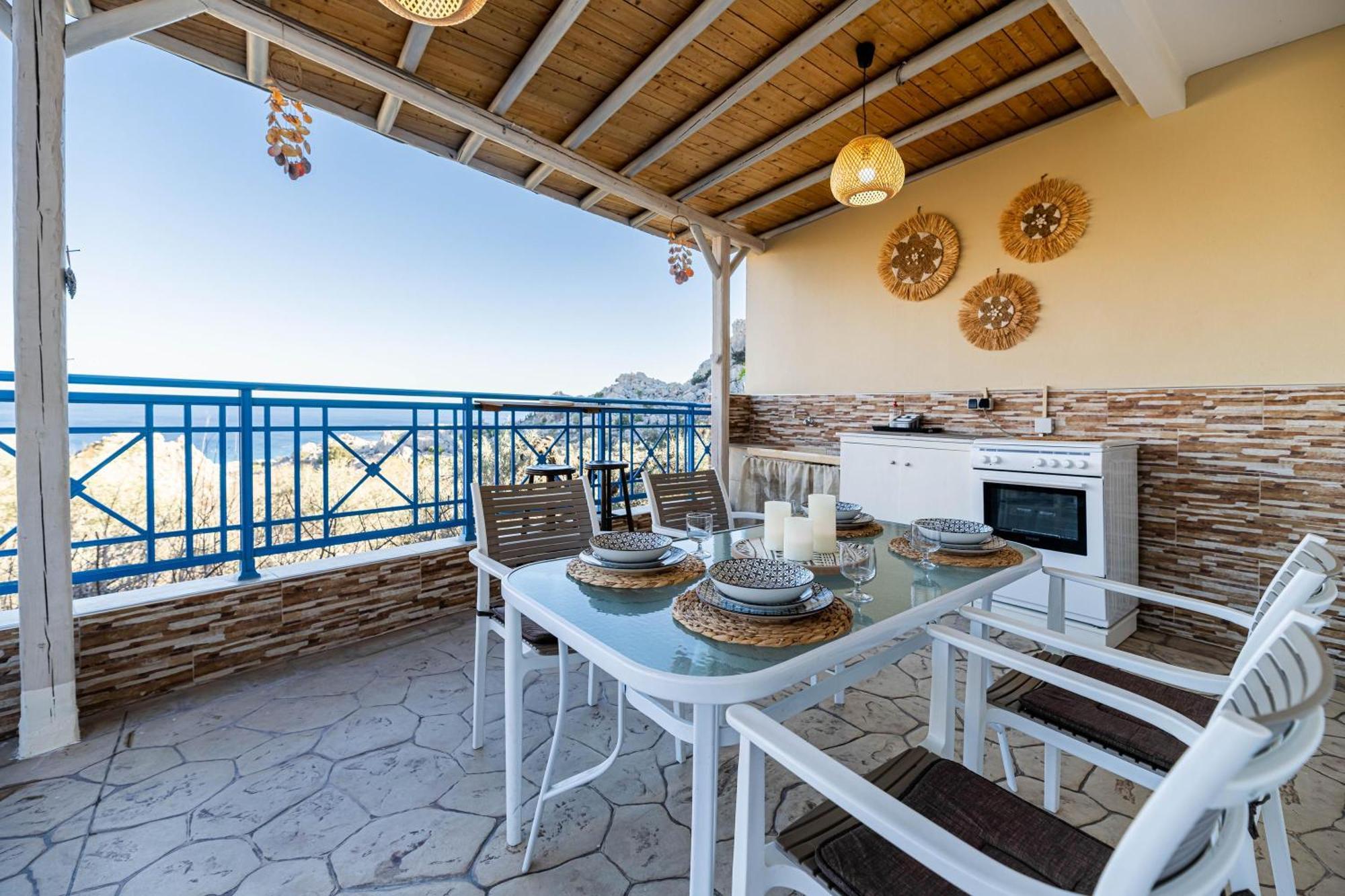 Aperanto Galazio Apartment Αρχάγγελος Εξωτερικό φωτογραφία