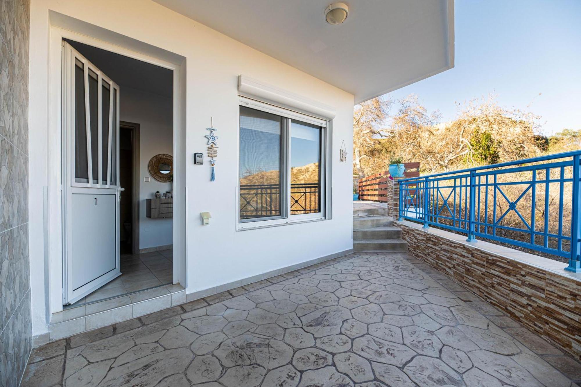 Aperanto Galazio Apartment Αρχάγγελος Εξωτερικό φωτογραφία